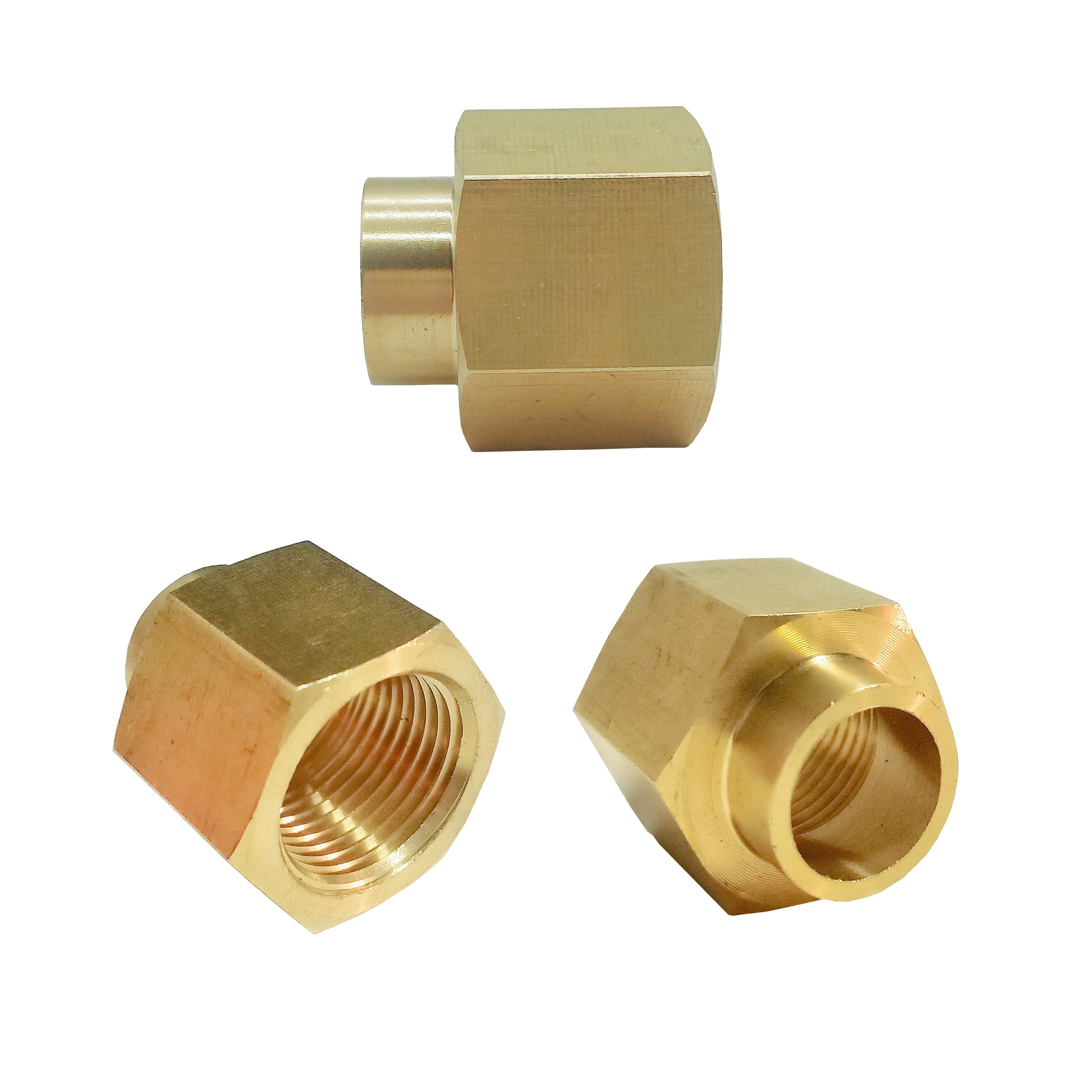 Ball Valve Fitting Valve Blasting Gun Ceramic Nozzle Adapter (2 pcs)