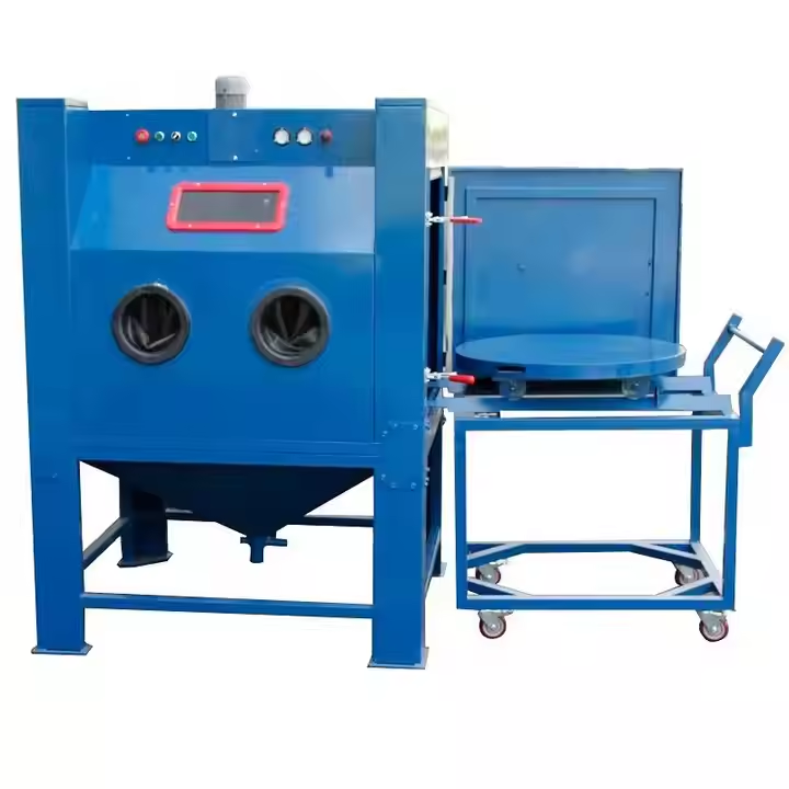 HOLDWIN Heavy Duty Blast Cabinet Sand Blasting Cabinet Sand Blasting Machine to Remove Rust Spraying De-plating