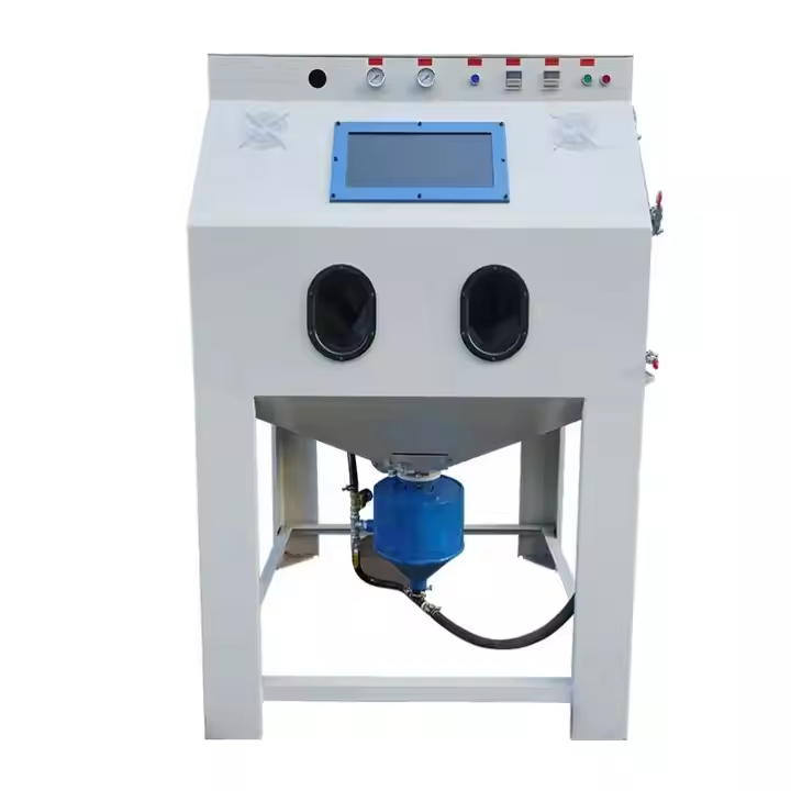 HOLDWIN-High Pressure Sand Blast Cabinet Manually Wheel Rim Sandblaster