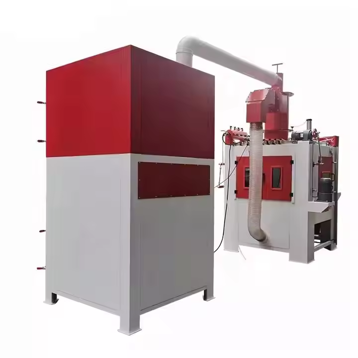 HOLDWIN Automatic Sandblast Cabinet the Indexing Rotary Turntable Sandblasting Machine