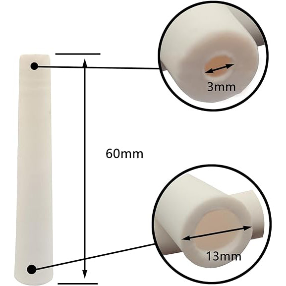 Ceramic Sandblasting Gun Assembly: Nozzle Tip (1/8" ID), Bracket, Brass Ball Valve and Connector 2Pcs Grinding Nozzle Tip Replacement,Valve Type Sandblaster Gun