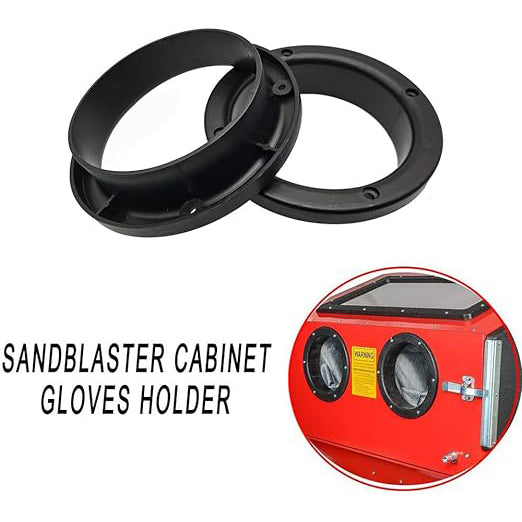 2pcs O Ring Sandblasting Gloves Holder Sandblast Cabinet Parts Sand Blast Accessories for Sandblasting Machine