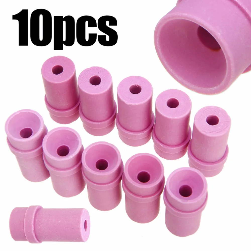 10 Pcs Ceramic Sandblaster Nozzle,Air Siphon Sand Blasting Gun Sandblasting Parts Ceramic Nozzle